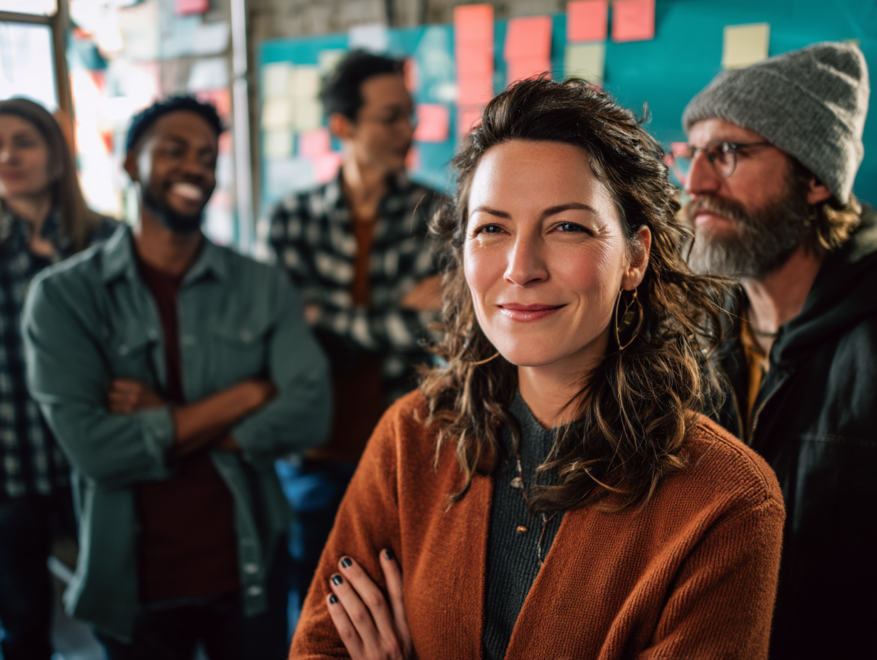 Female project manager
